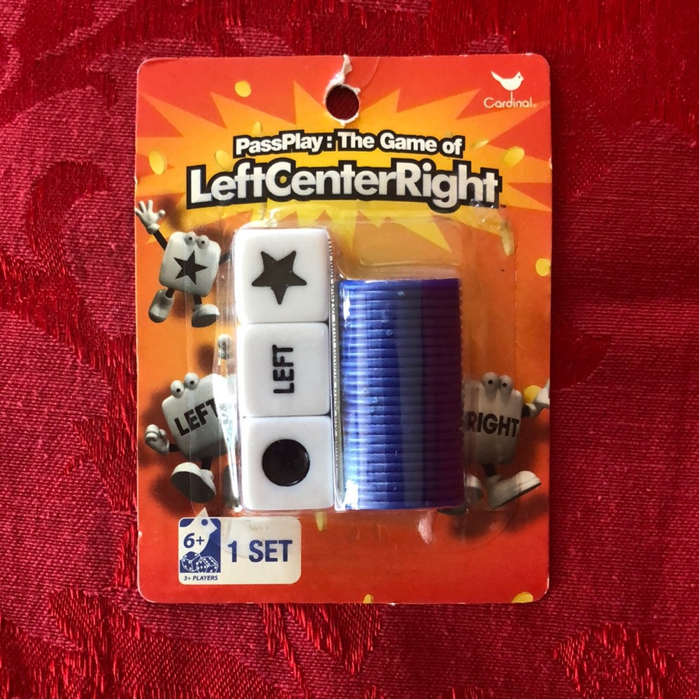 ☀️ 3/$10 Family Left Center Right Dice Game 3+ players. See description